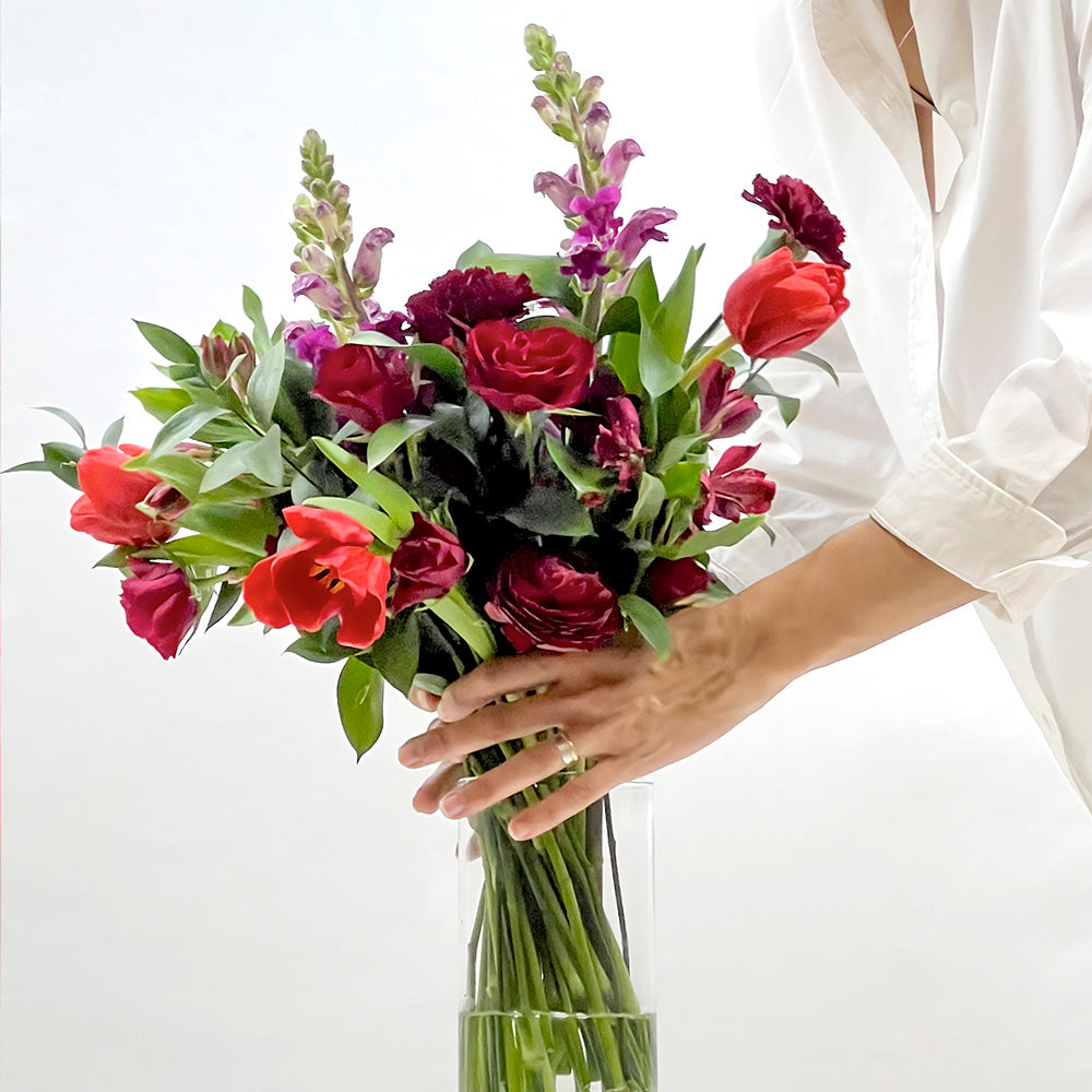 Mariée Atelier Floral Ramo de flores Ramo de flores rojas a domicilio gratis en valencia regalos gift flowers blumen geschenk bouquet