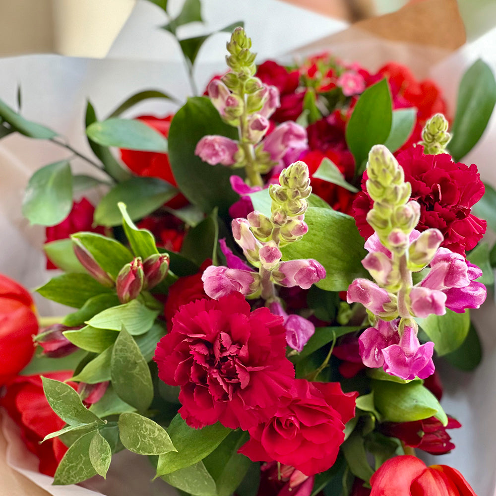 Mariée Atelier Floral Ramo de flores Ramo de flores rojas a domicilio gratis en valencia